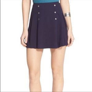 NWT Free People Navy Blue Mini Skirt